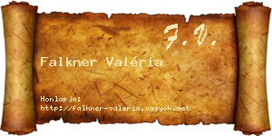 Falkner Valéria névjegykártya